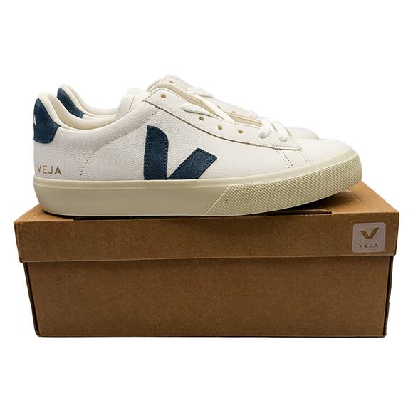 Veja Shoes - New Veja Campo Chromefree Leather White/California Sneakers Women 9/Men 7 NIB
